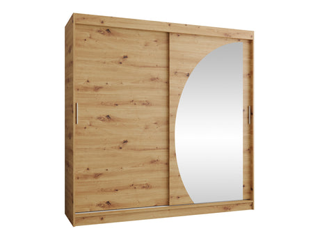 Gardróbszekrény WIKA 200, Szín: Artisan tölgy, Fiókok: Igen