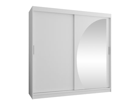 Gardróbszekrény WIKA 200, Szín: Fehér, Fiókok: Igen