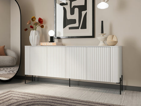 Szekrény Komoda VERA 190, Szín: Fehér