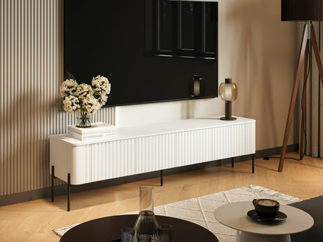 TV-állvány Szafka RTV VERA 190, Szín: Fehér