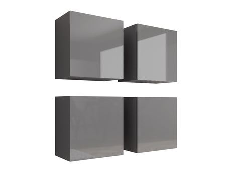 Konyhabútorok VIGO, Szín: Szürke + Fényes szürke