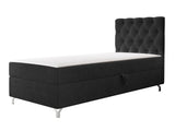 Kontinentális ágy Łóżko kontynentalne CHESTER z pojemnikiem + TOPPER, Szín: Manila 18, Alvó felület mérete: 80 x 200 cm, Ágyneműtartó: Jobbra