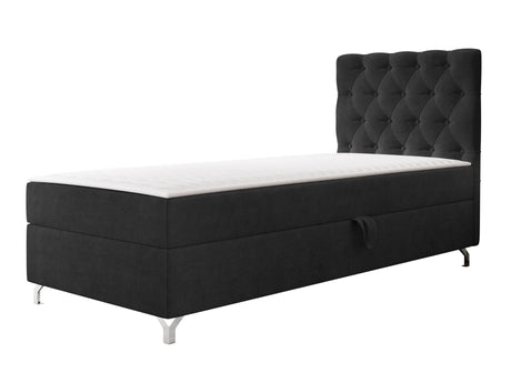 Kontinentális ágy Łóżko kontynentalne CHESTER z pojemnikiem + TOPPER, Szín: Manila 18, Alvó felület mérete: 80 x 200 cm, Ágyneműtartó: Jobbra