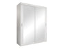 Gardróbszekrény Szafa MAT V 160 cm Biały/Lustro 5903211421426
