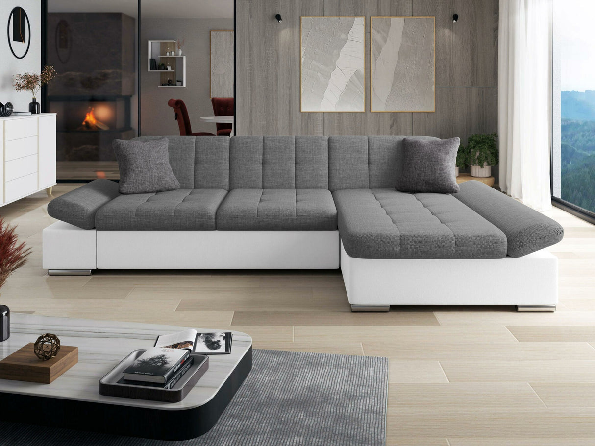 Sarokkanapé Montana (Premium), Szín: Soft 017 + Lux 05 + Lux 06, Változatok: Jobbos