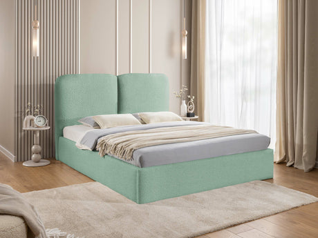 Ágy Łóżko tapicerowane HEAVEN, Szín: Coral 55, Alvó felület mérete: 140 x 200 cm