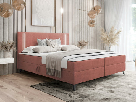 Kontinentális ágy Łóżko kontynentalne ONO + TOPPER M, Szín: Manila 29, Alvó felület mérete: 200 x 200 cm