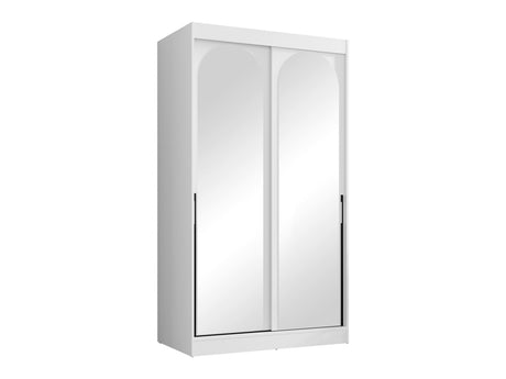 Gardróbszekrény Szafa przesuwna MODIN 120, Szín: Fehér, Fogantyú színe: Fekete