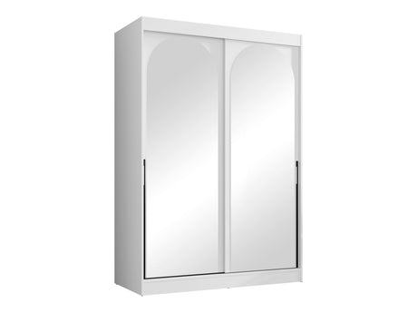 Gardróbszekrény Szafa przesuwna MODIN 150, Szín: Fehér, Fogantyú színe: Fekete