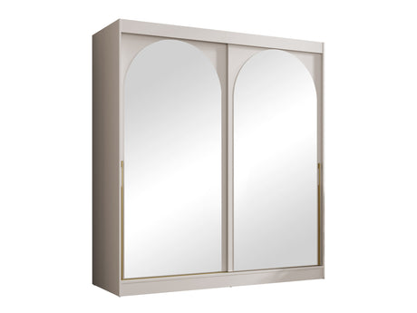 Gardróbszekrény Szafa przesuwna MODIN 200, Szín: Kasmír, Fogantyú színe: Aranysárga