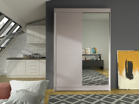 Gardróbszekrény Linem I (Parys I), Szín: Kasmír, Led világítás: Nem