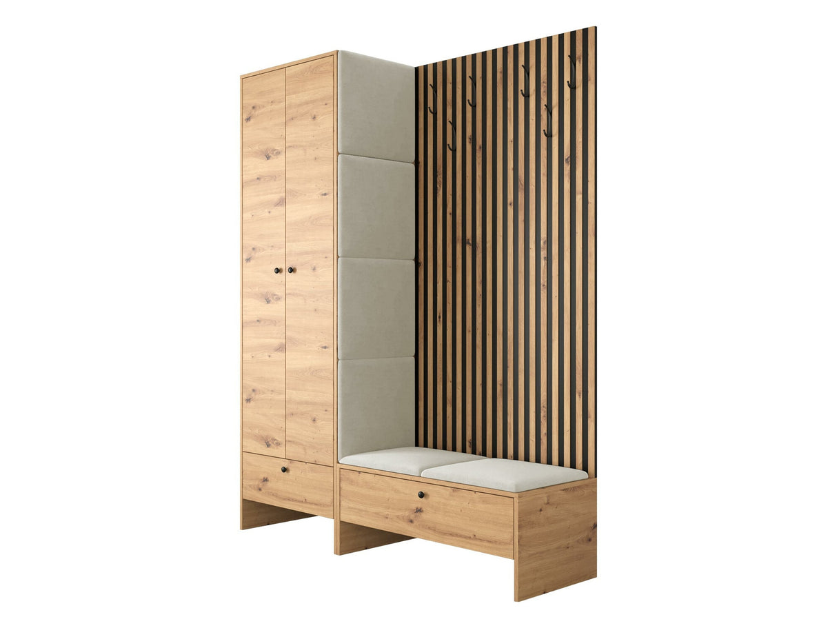 Előszoba garnitúra Balma III (Esmoltis), Szín: Artisan tölgy + Manila 02