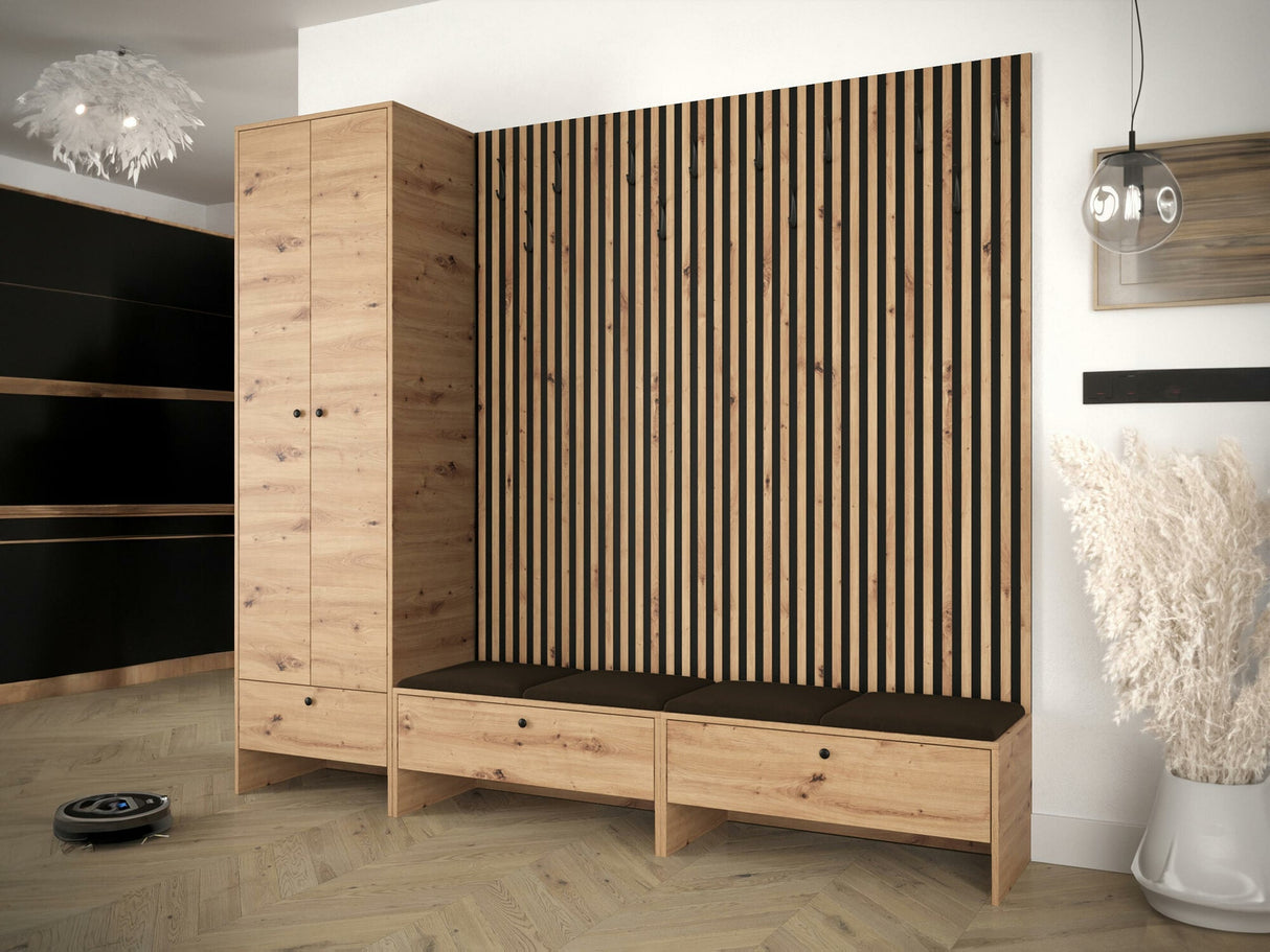 Előszoba garnitúra Garderoba BALMA VI, Szín: Artisan tölgy + Manila 04