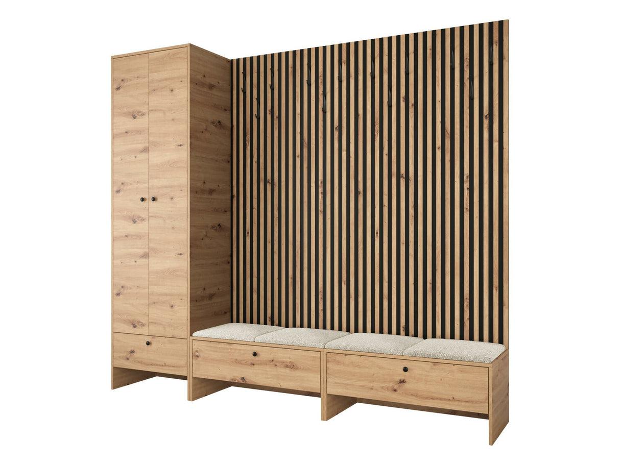 Előszoba garnitúra Garderoba BALMA VI, Szín: Artisan tölgy + Abriamo 3