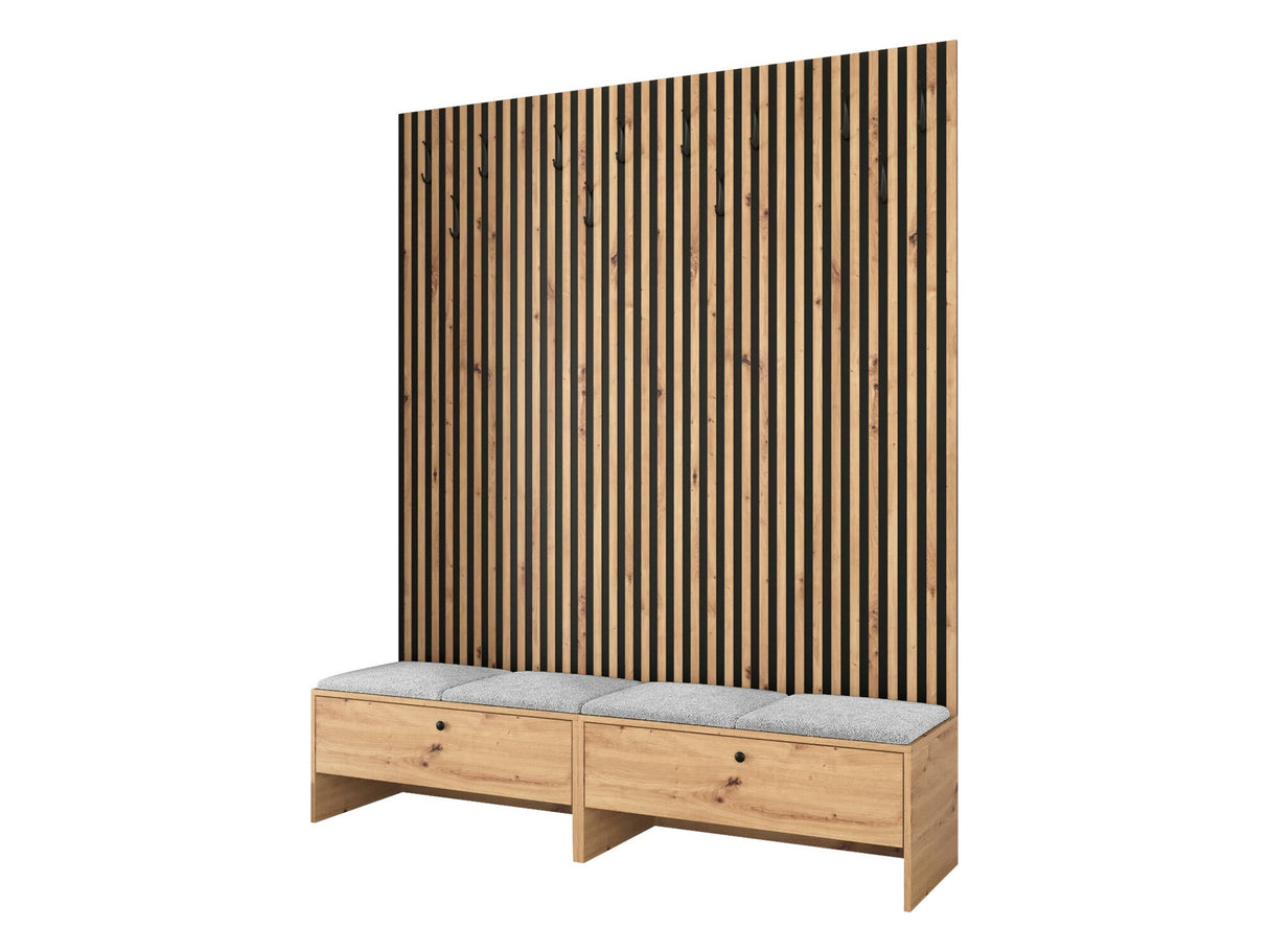 Előszoba garnitúra Garderoba BALMA V, Szín: Artisan tölgy + Abriamo 6