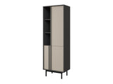 Könyvespolc Słupek 3D ALSY REG 3 Antracyt/Beż Jasny (Beige)