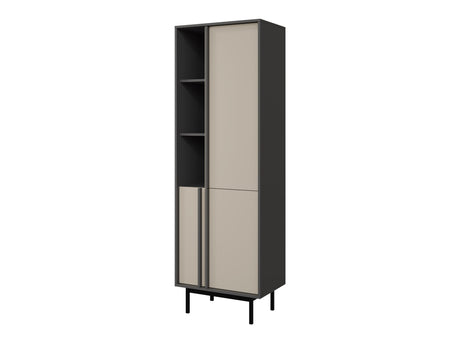 Könyvespolc Słupek 3D ALSY REG 3 Antracyt/Beż Jasny (Beige)