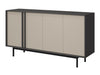 Szekrény Komoda duża 4D ALSY REG 6 Antracyt/Beż Jasny (Beige)