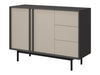 Komód Komoda śpirosnia 3S2D ALSY REG 7 Antracyt/Beż Jasny (Beige)