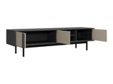 TV-állvány Szafka RTV duża 3D ALSY REG 9 Antracyt/Beż Jasny (Beige)