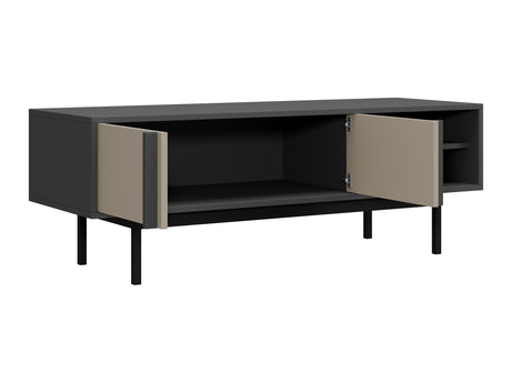 TV-állvány Szafka RTV mała 2D ALSY REG 10 Antracyt/Beż Jasny (Beige)