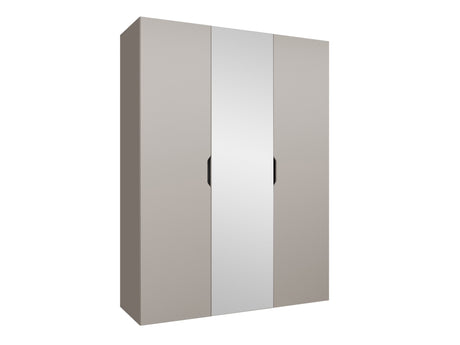 Gardróbszekrény Szafa 150 MALAGA z lustrem, Szín: Kasmír