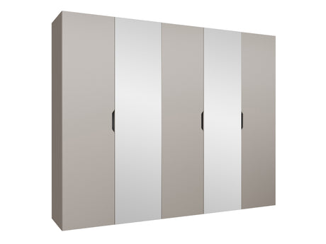 Gardróbszekrény Szafa 250 MALAGA z lustrem, Szín: Kasmír