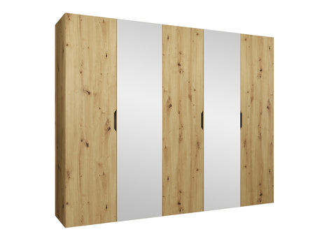 Gardróbszekrény Szafa 250 MALAGA z lustrem, Szín: Artisan tölgy