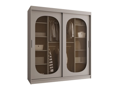 Gardróbszekrény Szafa 180 BAHRAJN, Szín: Kasmír, Fiókok: Nem, Led világítás: Nem