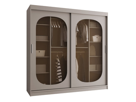 Gardróbszekrény Szafa 200 BAHRAJN, Szín: Kasmír, Fiókok: Nem, Led világítás: Nem