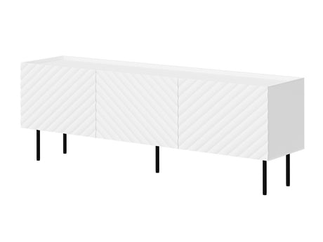 TV-állvány Szafka RTV LUCCA 165 3D, Szín: Fehér