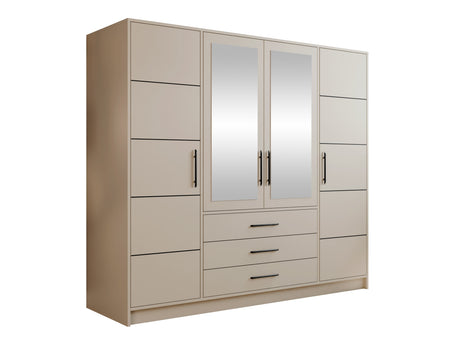 Gardróbszekrény Szafa BALI D4 Kaszmir/Lustro