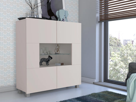 Szekrény Calabrini (Bralani BR01), Led világítás: Nem, Szín: Kasmír