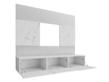 Nappali szett Szafka RTV 180x150 DEROMI, Szín: Beige + Tölgy