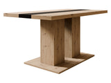 Dohányzóasztal BOSTON (Rodkor), Szín: Artisan tölgy + Fekete 4133232