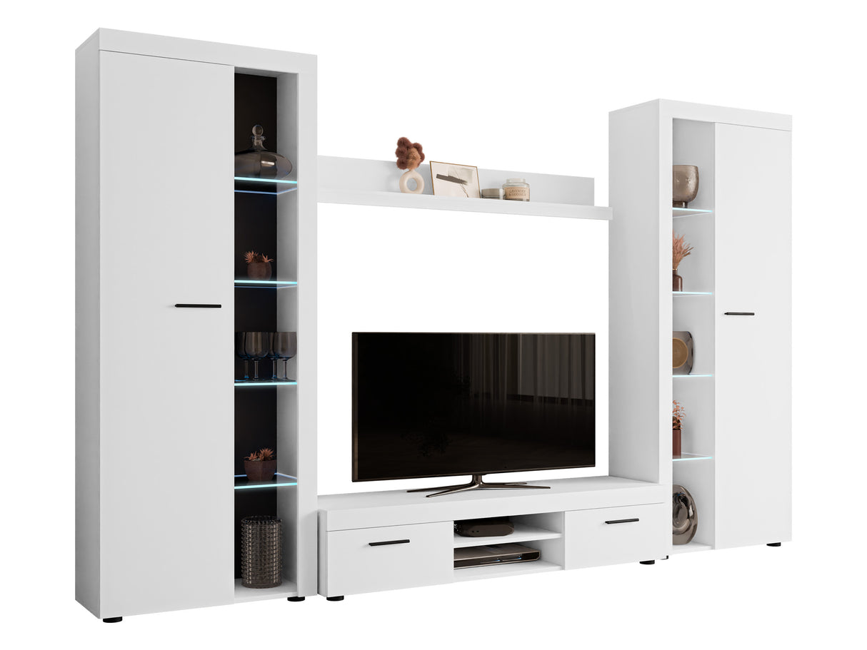Nappali szett Rumba (Rodos) XL, Led világítás: Igen, Szín: Fehér 4133450