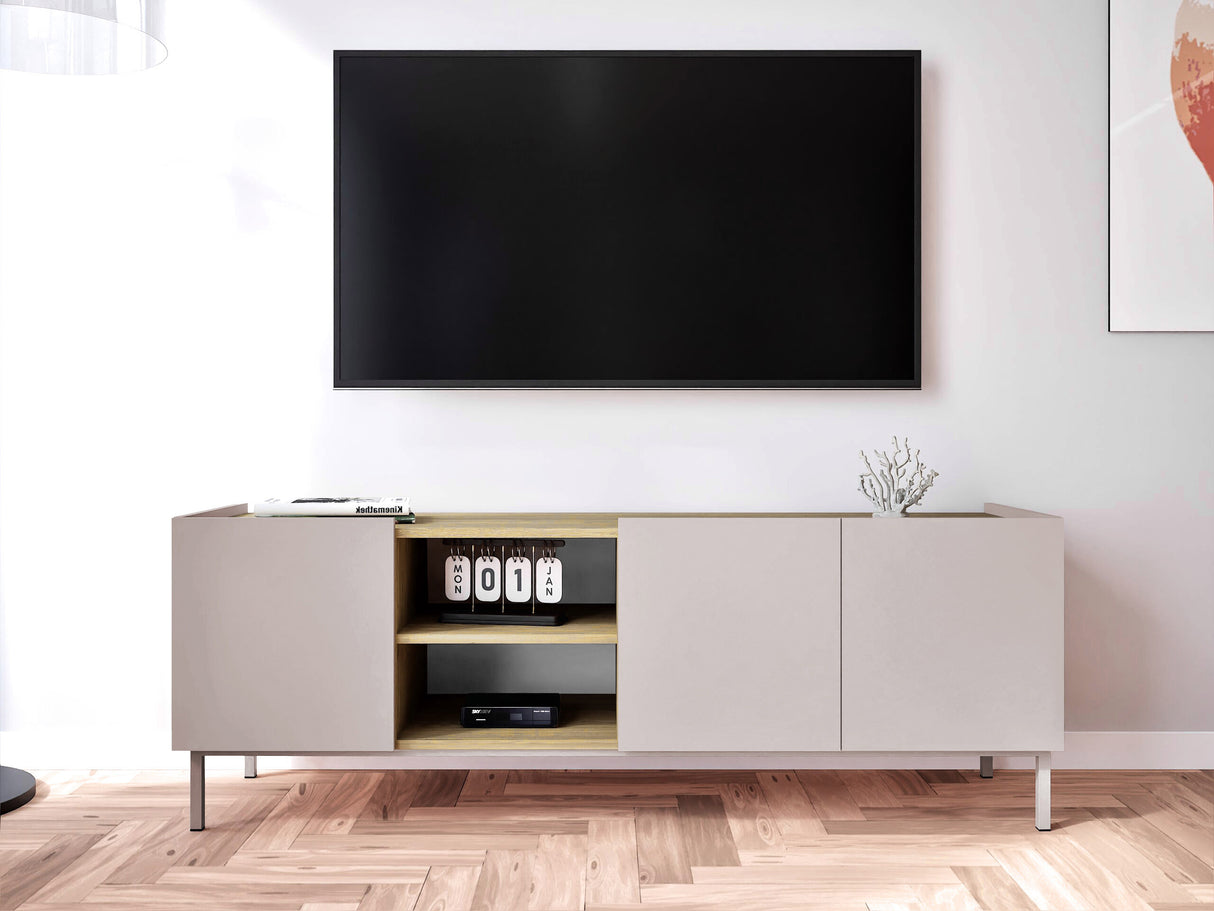 TV-állvány Szafka RTV SYSTEM 72, Szín: Kasmír + Tölgy 4137613