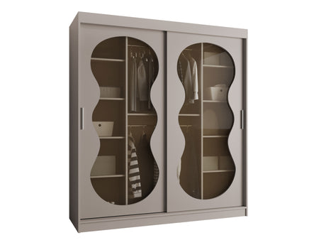 Gardróbszekrény Szafa 180 BAHRAJN 3, Szín: Kasmír, Fiókok: Nem, Led világítás: Nem