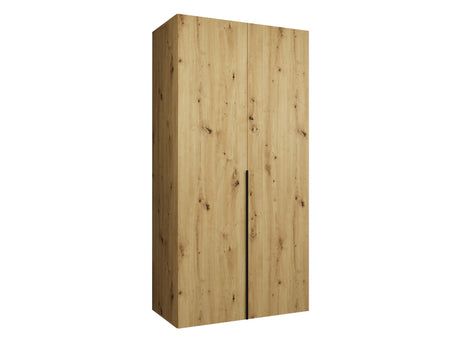 Gardróbszekrény Szafa 100 ALICANTE 1, Szín: Artisan tölgy, Fogantyú színe: Fekete