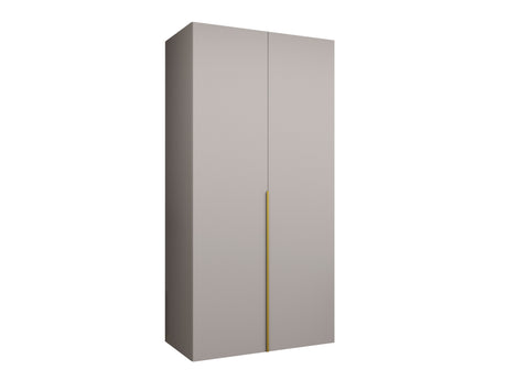 Gardróbszekrény Szafa 100 ALICANTE 1, Szín: Kasmír, Fogantyú színe: Aranysárga