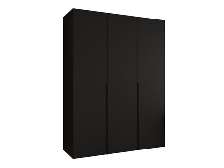 Gardróbszekrény Szafa 150 ALICANTE 1, Szín: Fekete, Fogantyú színe: Fekete