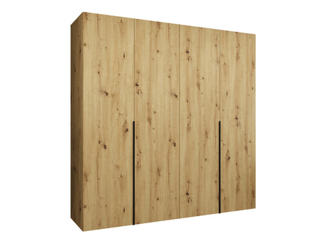 Gardróbszekrény Szafa 200 ALICANTE 1, Szín: Artisan tölgy, Fogantyú színe: Fekete