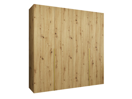 Gardróbszekrény Szafa 200 ALICANTE 1, Szín: Artisan tölgy, Fogantyú színe: Aranysárga