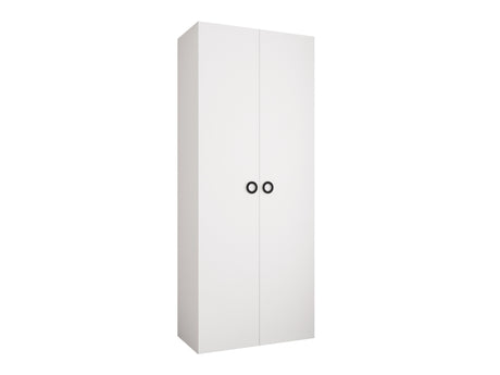 Gardróbszekrény Szafa COMO 1 100 (gł.50), Szín: Fehér, Fogantyú színe: Fekete, Szélesség: 100 cm, Mélység: 52 cm