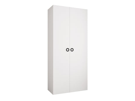 Gardróbszekrény Szafa COMO 1 110 (gł.40), Szín: Fehér, Fogantyú színe: Fekete, Szélesség: 110 cm, Mélység: 42 cm