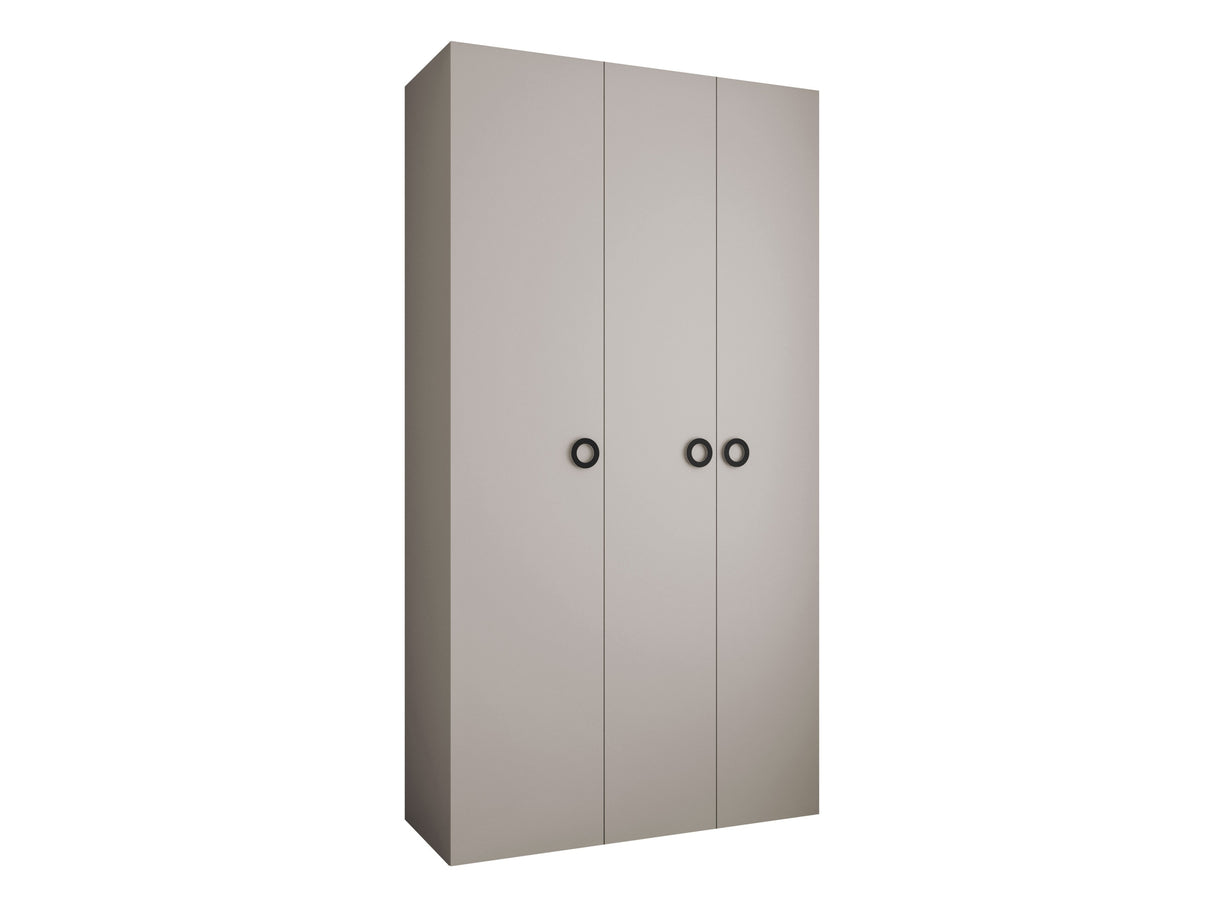Gardróbszekrény Szafa COMO 1 130 (gł.50), Szín: Kasmír, Fogantyú színe: Fekete, Szélesség: 130 cm, Mélység: 52 cm