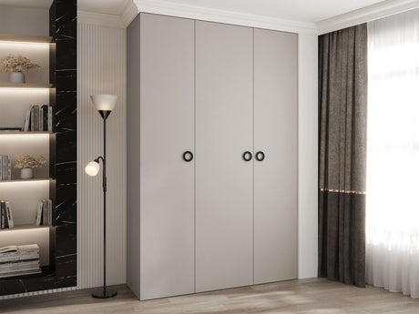 Gardróbszekrény Szafa COMO 1 160 (gł.50), Szín: Kasmír, Fogantyú színe: Fekete, Szélesség: 160 cm, Mélység: 52 cm