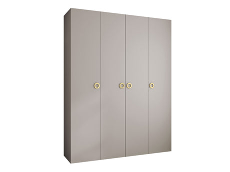 Gardróbszekrény Szafa COMO 1 190 (gł.40), Szín: Kasmír, Fogantyú színe: Aranysárga, Szélesség: 190 cm, Mélység: 42 cm