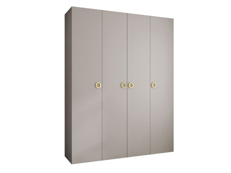 Gardróbszekrény Szafa COMO 1 190 (gł.50), Szín: Kasmír, Fogantyú színe: Aranysárga, Szélesség: 190 cm, Mélység: 52 cm