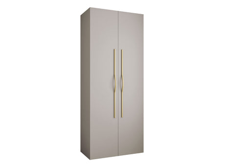 Gardróbszekrény Szafa COMO 2 100 (gł.50), Szín: Kasmír, Fogantyú színe: Aranysárga, Szélesség: 100 cm, Mélység: 52 cm